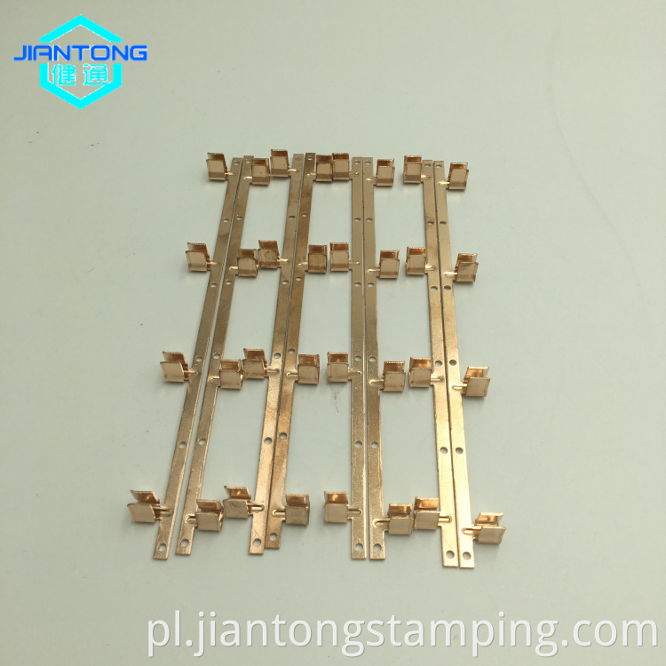 custom precision progressive die copper small electronic stampings